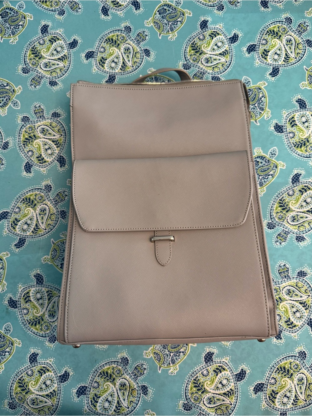 Samsonite Women’s Executive Leather Convertible Backpack in Grey VGUC